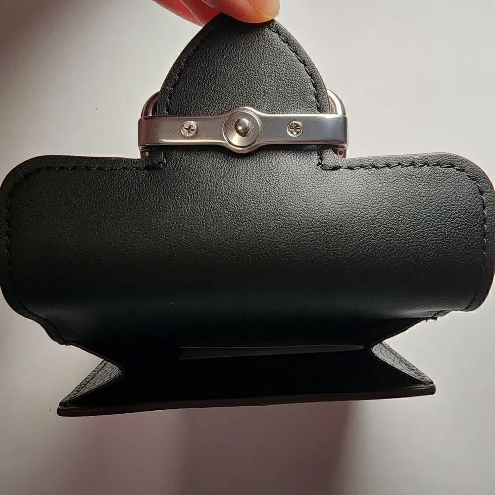 NWT Coach CM672 X Mint + Serf Small Morgan Wallet Silver / Black Multi